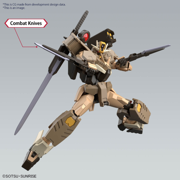 Load image into Gallery viewer, High Grade Gundam Build Metaverse 1/144 - Gundam 00 Command Qan[t] (Desert Type)
