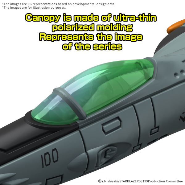 Load image into Gallery viewer, Bandai - Mecha Collection DX - Be Forever Yamato Rebel 3199 - Type-1 Space Combat Attack Aircraft Cosmo Tiger II (Single Seat/Gun Turret Model) (Set of 2)
