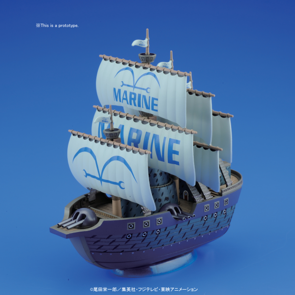 Load image into Gallery viewer, Bandai - One Piece - Grand Ship Collection: Marine Ship Model Kit
