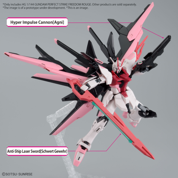 Load image into Gallery viewer, High Grade Gundam Build Metaverse 1/144 - Perfect Strike Freedom Rouge
