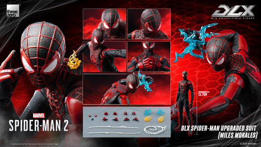 Threezero - 1/12 Marvel's Spider-Man 2: DLX Spider-Man Upgraded Suit (Miles Morales)