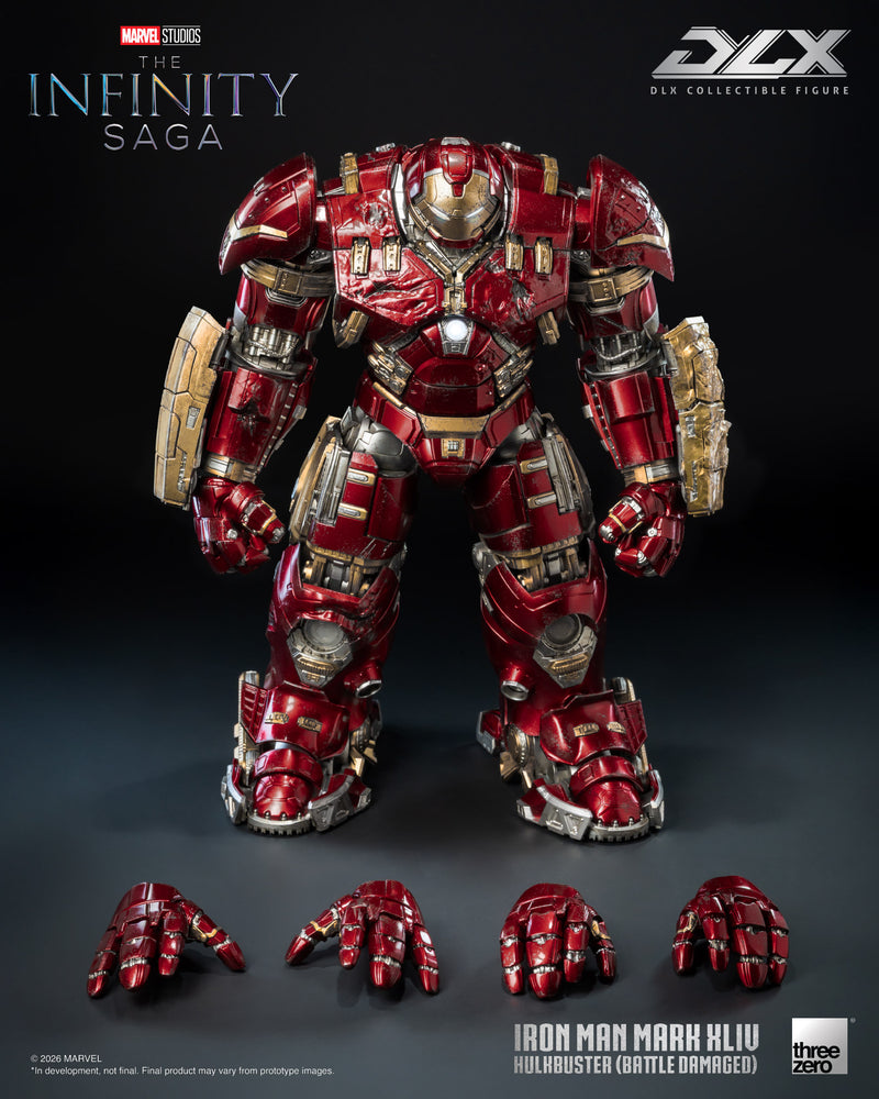 Load image into Gallery viewer, Threezero - 1/12 The Infinity Saga: DLX Iron Man Mark 44 Hulkbuster (Battle Damaged)
