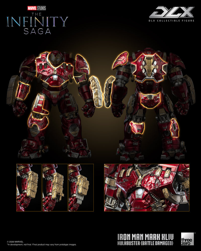 Load image into Gallery viewer, Threezero - 1/12 The Infinity Saga: DLX Iron Man Mark 44 Hulkbuster (Battle Damaged)
