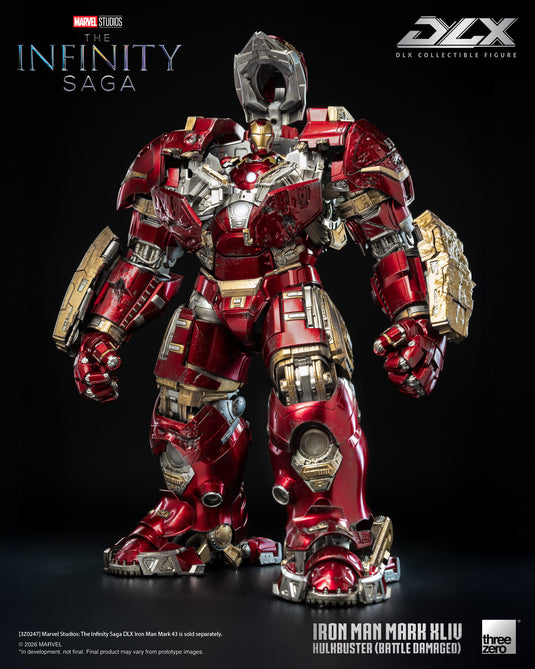 Threezero - 1/12 The Infinity Saga: DLX Iron Man Mark 44 Hulkbuster (Battle Damaged)