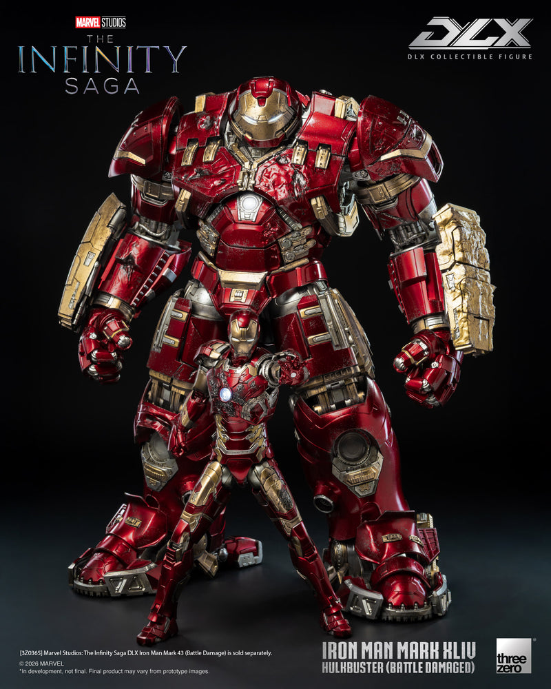 Load image into Gallery viewer, Threezero - 1/12 The Infinity Saga: DLX Iron Man Mark 44 Hulkbuster (Battle Damaged)
