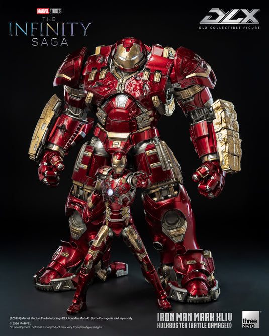 Threezero - 1/12 The Infinity Saga: DLX Iron Man Mark 44 Hulkbuster (Battle Damaged)