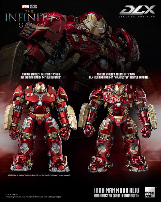 Threezero - 1/12 The Infinity Saga: DLX Iron Man Mark 44 Hulkbuster (Battle Damaged)