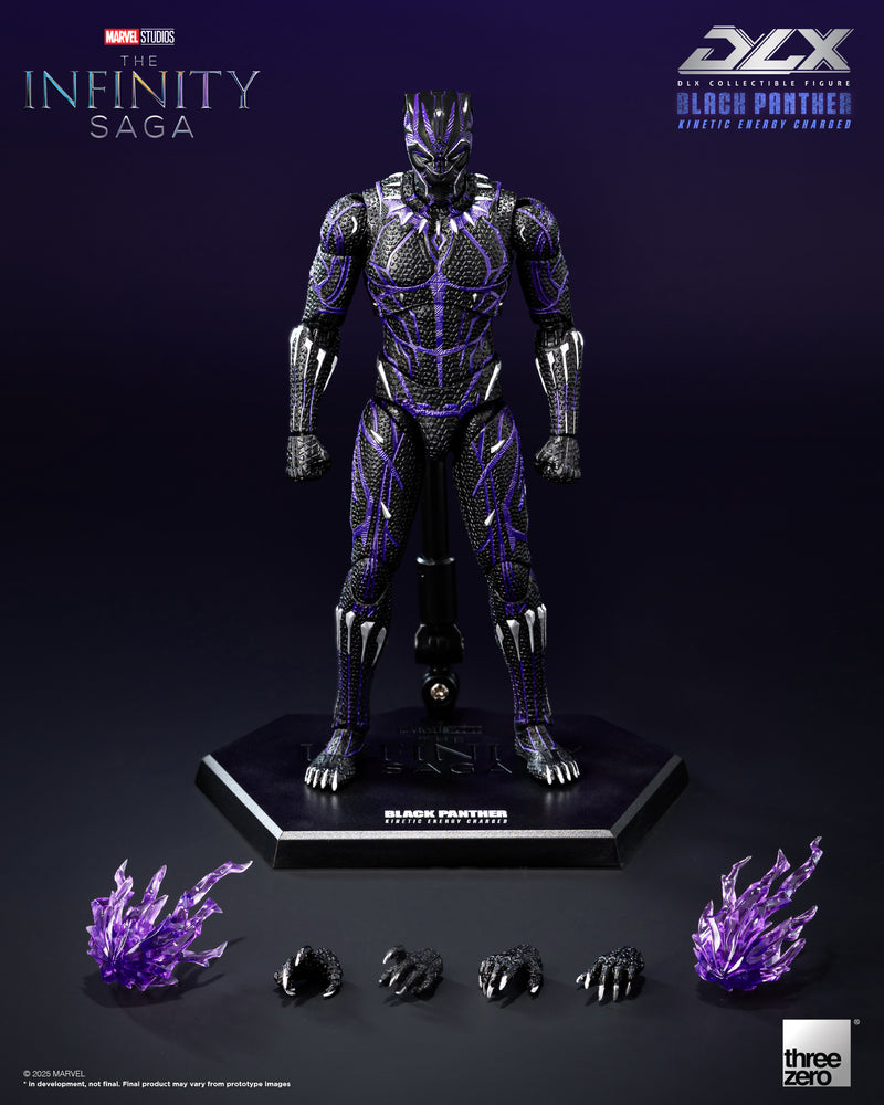 Load image into Gallery viewer, Threezero - 1/12 The Infinity Saga: DLX Black Panther (Kinetic Energy Charged)
