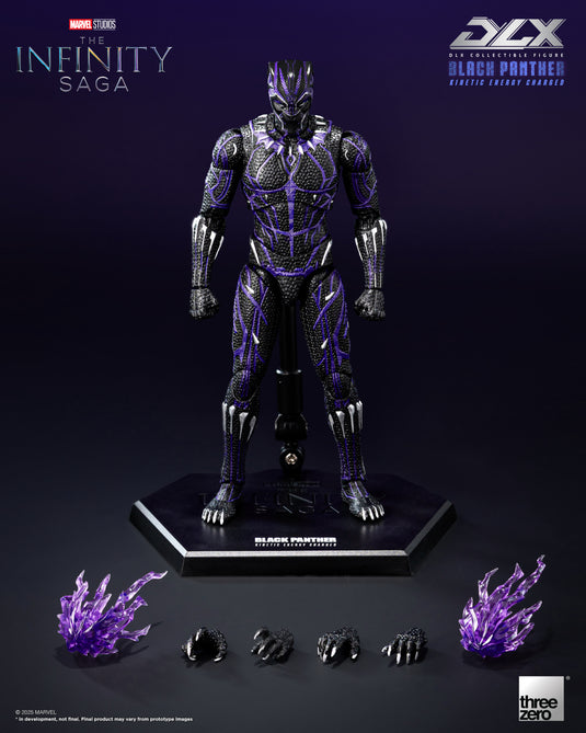 Threezero - 1/12 The Infinity Saga: DLX Black Panther (Kinetic Energy Charged)
