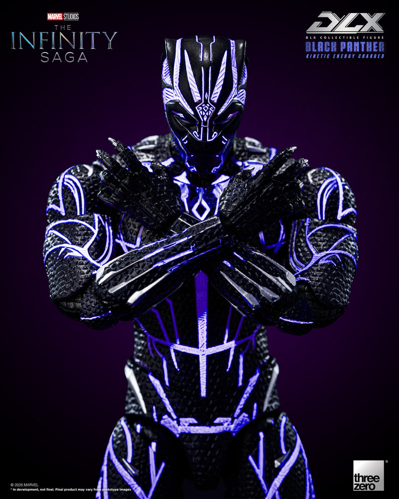 Load image into Gallery viewer, Threezero - 1/12 The Infinity Saga: DLX Black Panther (Kinetic Energy Charged)
