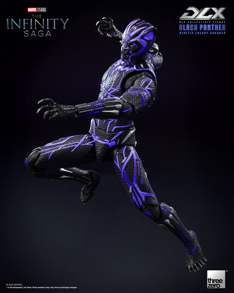 Load image into Gallery viewer, Threezero - 1/12 The Infinity Saga: DLX Black Panther (Kinetic Energy Charged)
