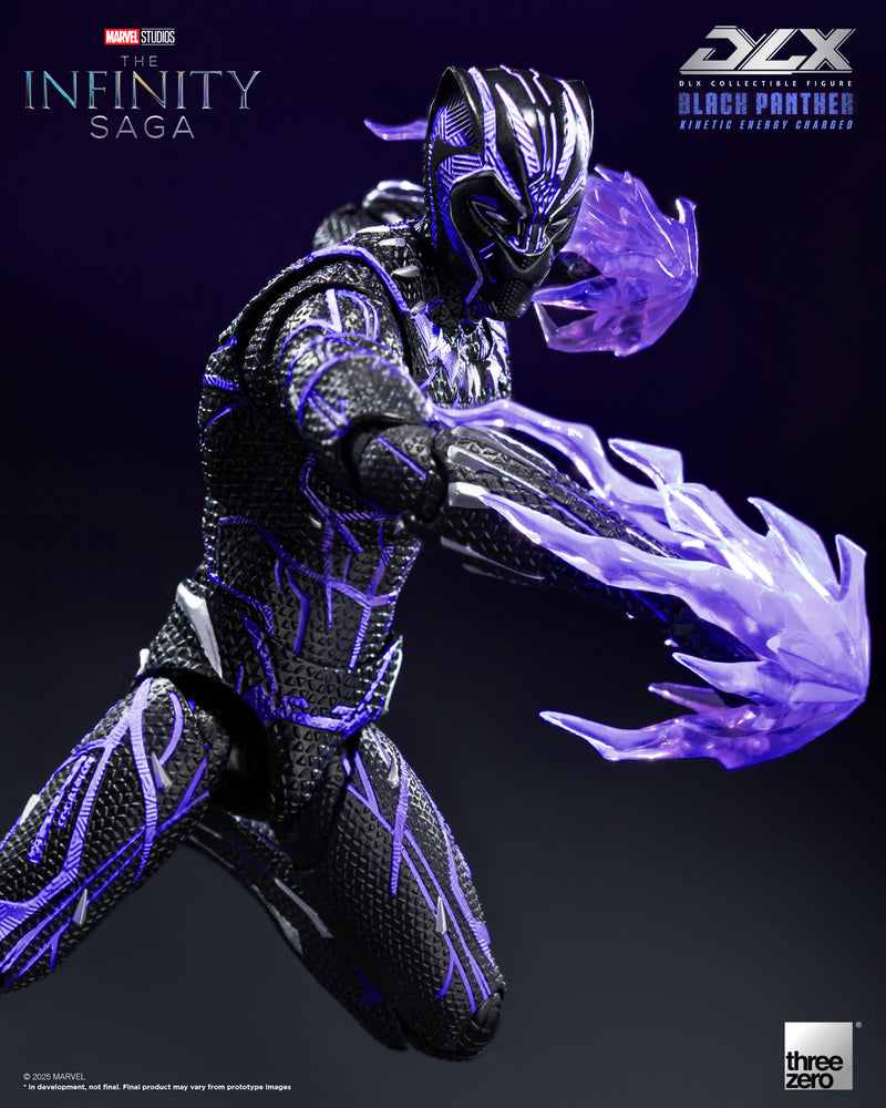 Load image into Gallery viewer, Threezero - 1/12 The Infinity Saga: DLX Black Panther (Kinetic Energy Charged)
