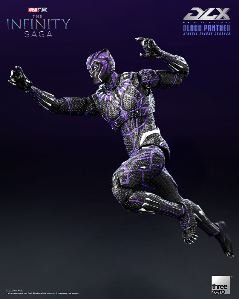 Load image into Gallery viewer, Threezero - 1/12 The Infinity Saga: DLX Black Panther (Kinetic Energy Charged)
