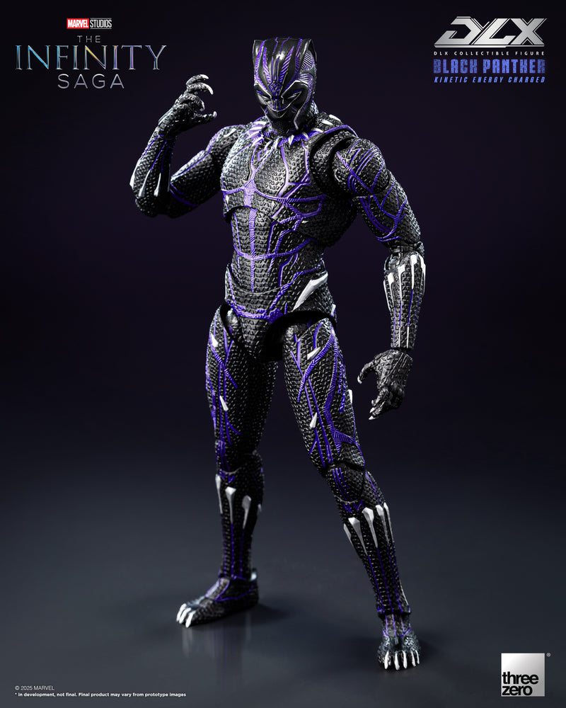 Load image into Gallery viewer, Threezero - 1/12 The Infinity Saga: DLX Black Panther (Kinetic Energy Charged)
