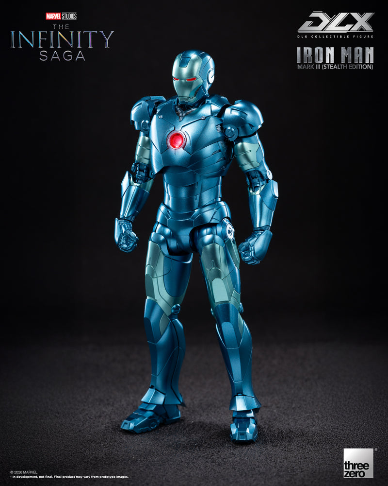 Load image into Gallery viewer, Threezero - 1/12 The Infinity Saga: DLX Iron Man Mark 3 (Stealth Edition)
