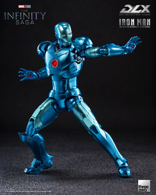 Threezero - 1/12 The Infinity Saga: DLX Iron Man Mark 3 (Stealth Edition)