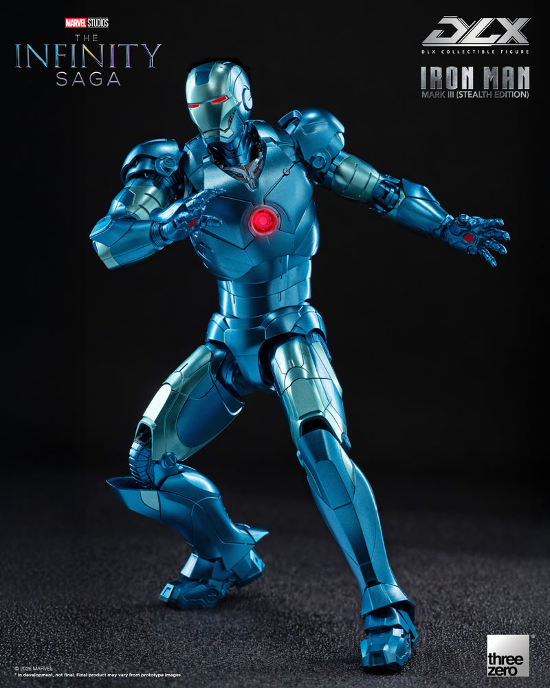 Load image into Gallery viewer, Threezero - 1/12 The Infinity Saga: DLX Iron Man Mark 3 (Stealth Edition)

