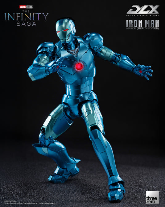 Threezero - 1/12 The Infinity Saga: DLX Iron Man Mark 3 (Stealth Edition)