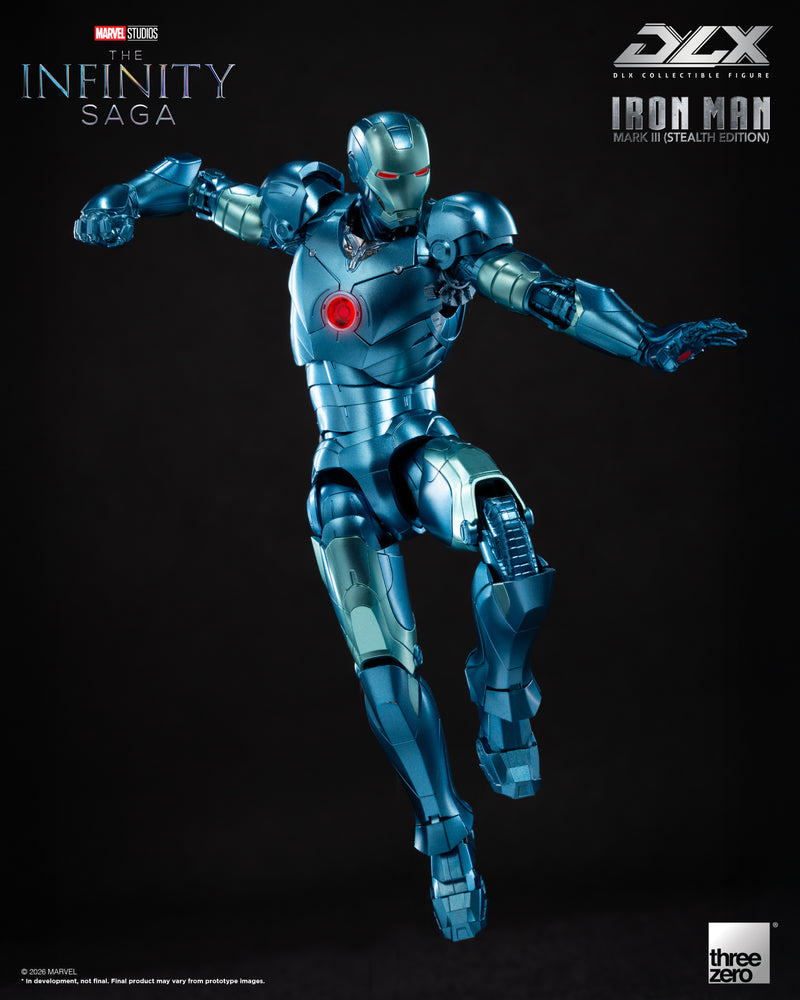 Load image into Gallery viewer, Threezero - 1/12 The Infinity Saga: DLX Iron Man Mark 3 (Stealth Edition)

