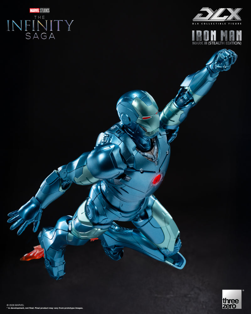 Load image into Gallery viewer, Threezero - 1/12 The Infinity Saga: DLX Iron Man Mark 3 (Stealth Edition)
