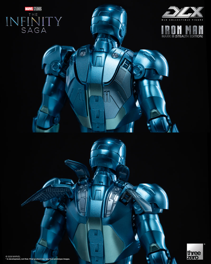 Load image into Gallery viewer, Threezero - 1/12 The Infinity Saga: DLX Iron Man Mark 3 (Stealth Edition)

