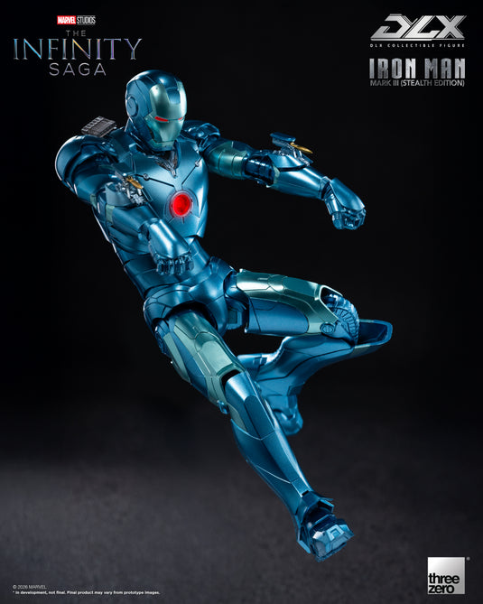 Threezero - 1/12 The Infinity Saga: DLX Iron Man Mark 3 (Stealth Edition)