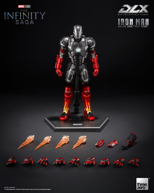 Threezero - 1/12 The Infinity Saga: DLX Iron Man Mark 22 Hot Rod
