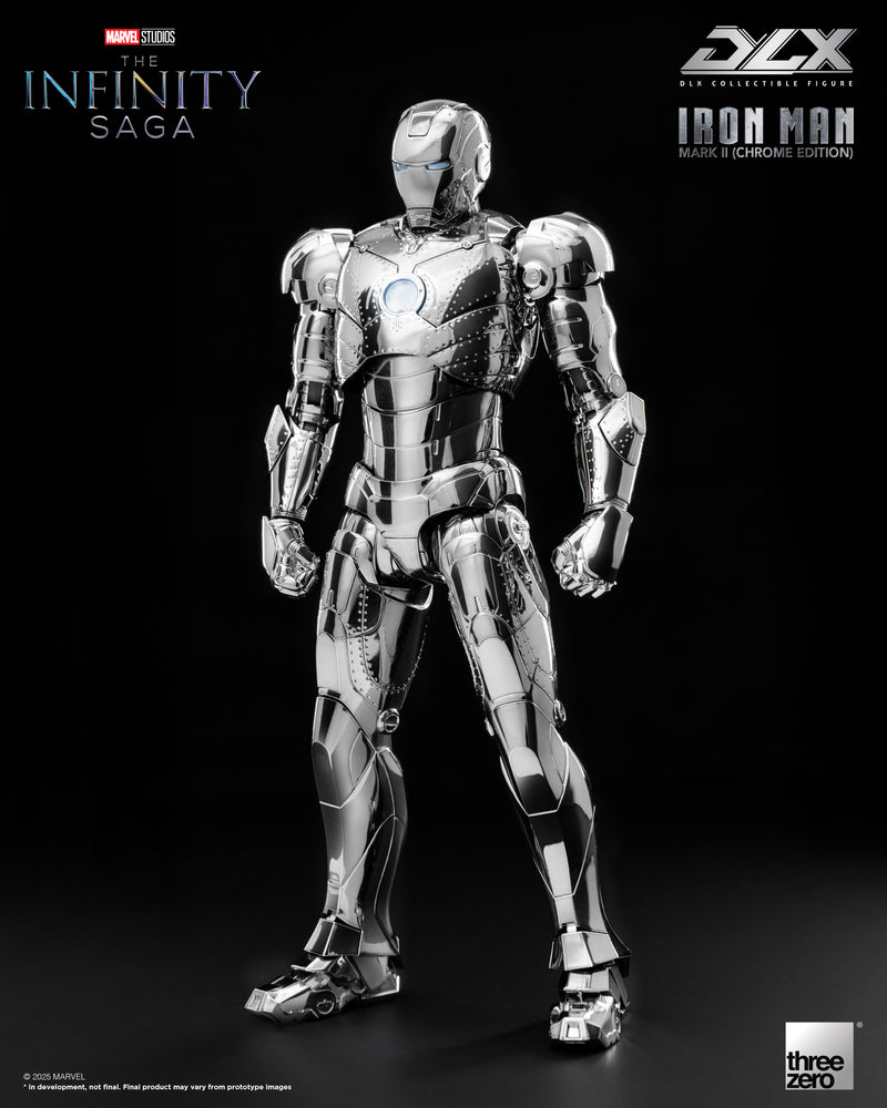 Load image into Gallery viewer, Threezero - 1/12 The Infinity Saga: DLX Iron Man Mark 2 (Chrome Edition)

