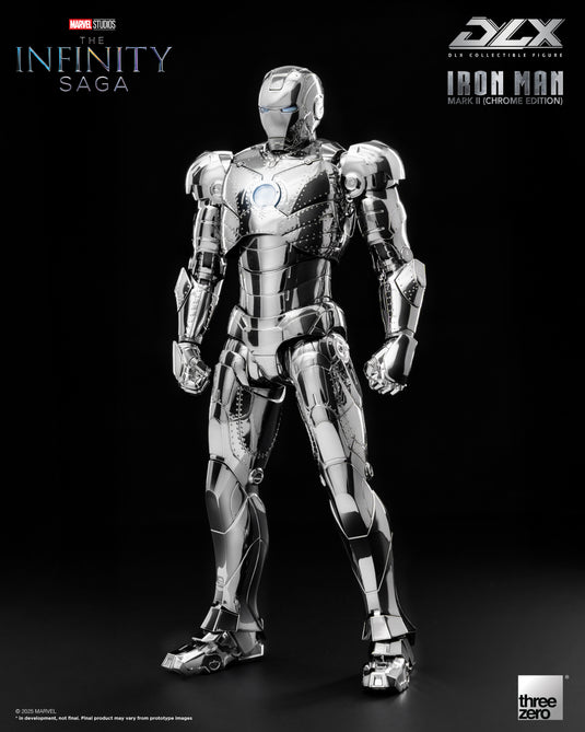 Threezero - 1/12 The Infinity Saga: DLX Iron Man Mark 2 (Chrome Edition)