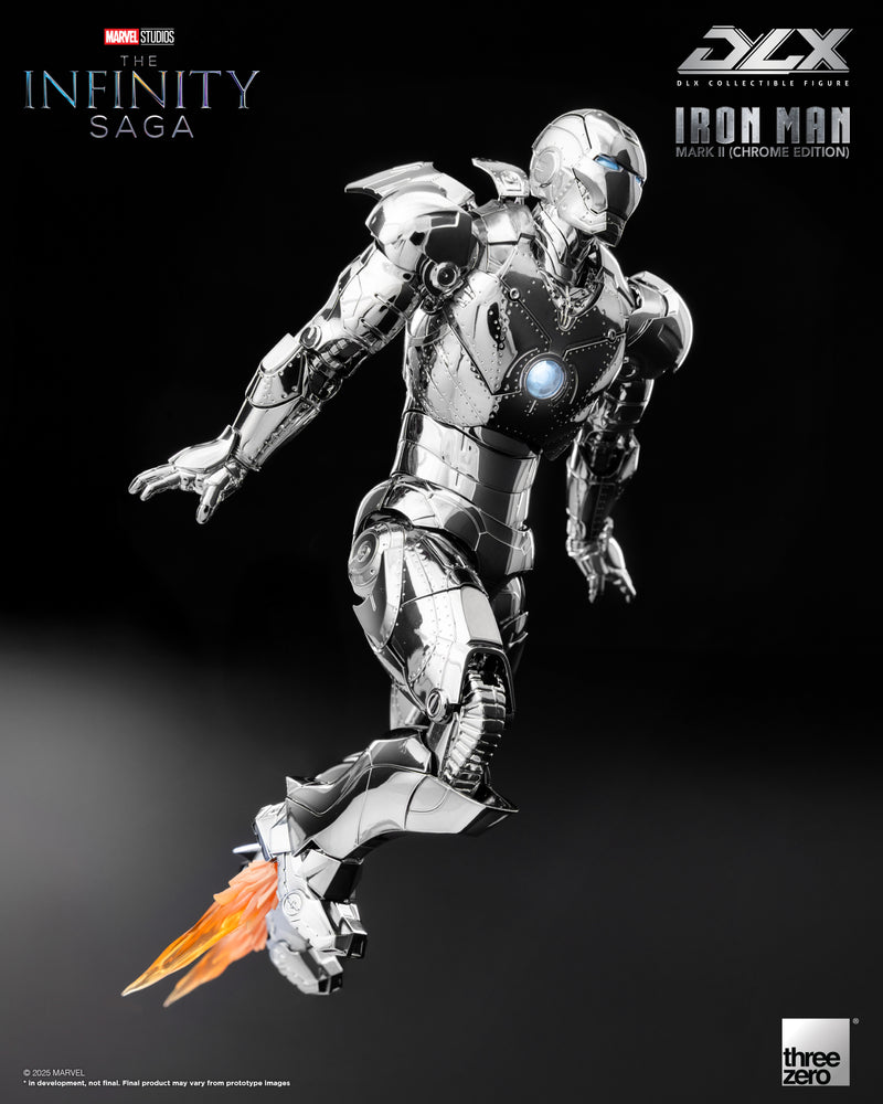 Load image into Gallery viewer, Threezero - 1/12 The Infinity Saga: DLX Iron Man Mark 2 (Chrome Edition)
