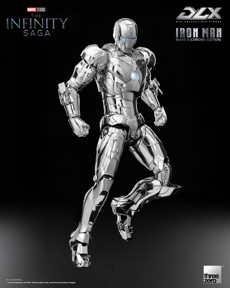 Load image into Gallery viewer, Threezero - 1/12 The Infinity Saga: DLX Iron Man Mark 2 (Chrome Edition)
