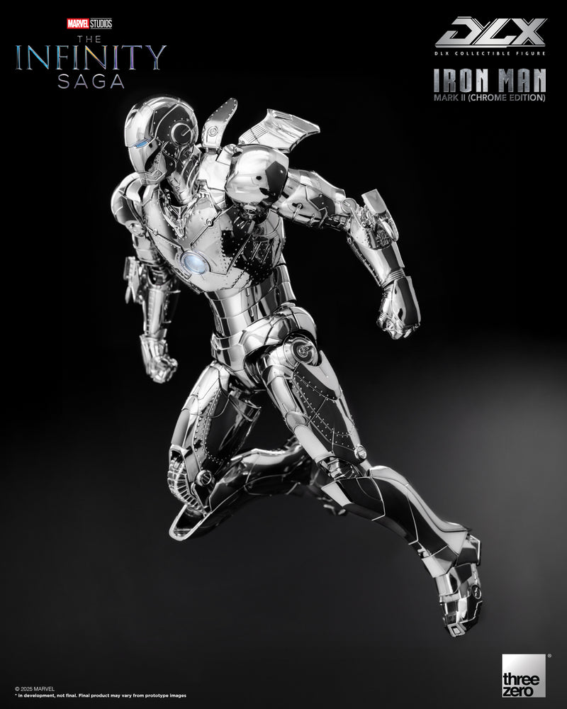 Load image into Gallery viewer, Threezero - 1/12 The Infinity Saga: DLX Iron Man Mark 2 (Chrome Edition)
