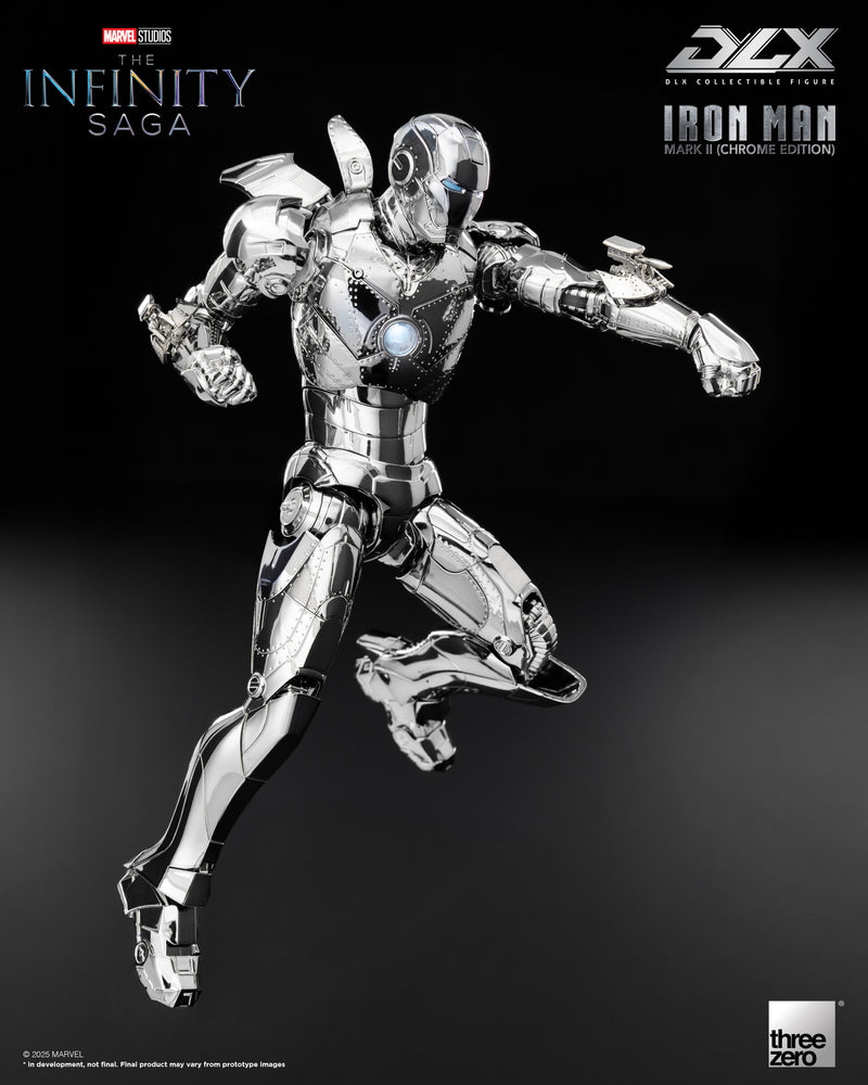 Load image into Gallery viewer, Threezero - 1/12 The Infinity Saga: DLX Iron Man Mark 2 (Chrome Edition)
