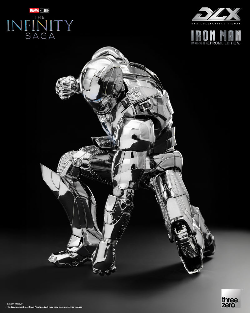 Load image into Gallery viewer, Threezero - 1/12 The Infinity Saga: DLX Iron Man Mark 2 (Chrome Edition)
