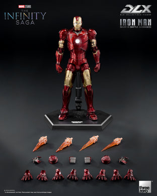 Threezero - 1/12 The Infinity Saga: DLX Iron Man Mark 3 (Battle Damaged)