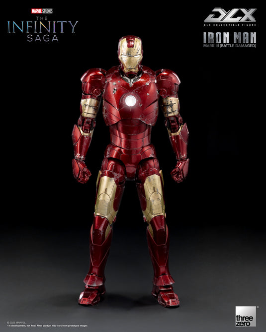 Threezero - 1/12 The Infinity Saga: DLX Iron Man Mark 3 (Battle Damaged)