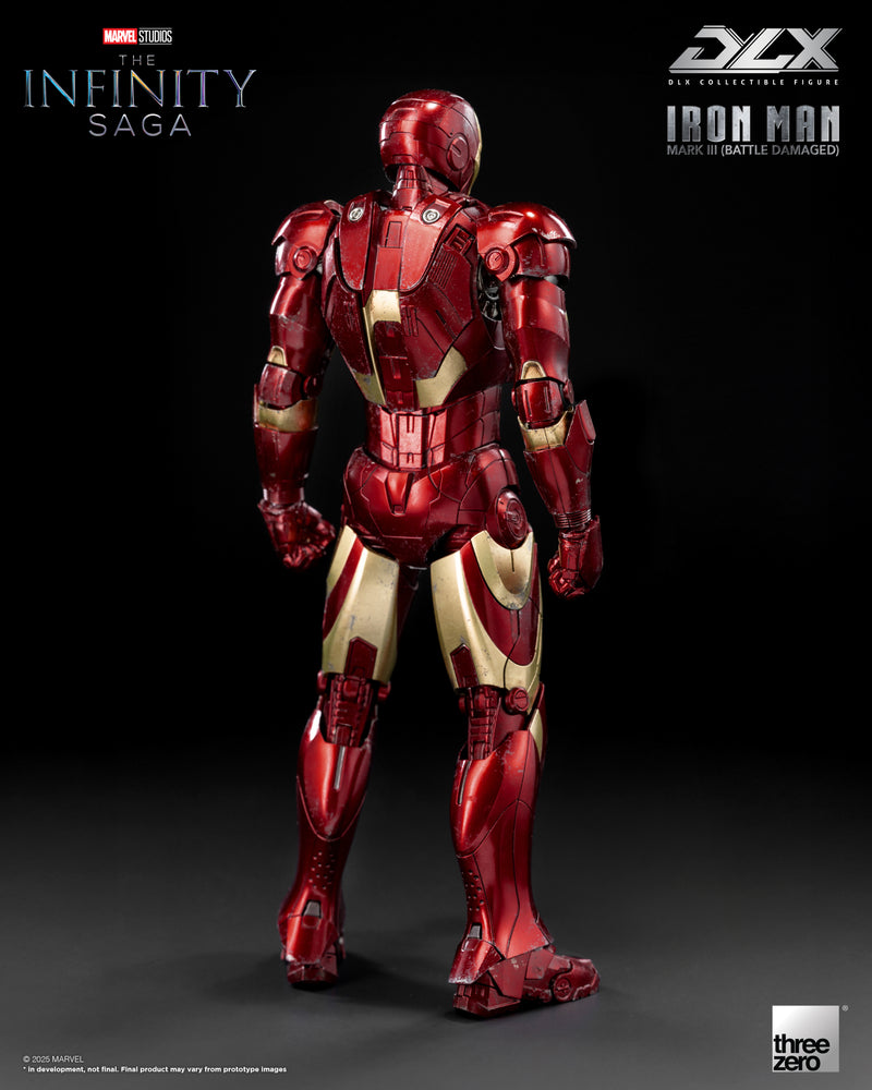 Load image into Gallery viewer, Threezero - 1/12 The Infinity Saga: DLX Iron Man Mark 3 (Battle Damaged)
