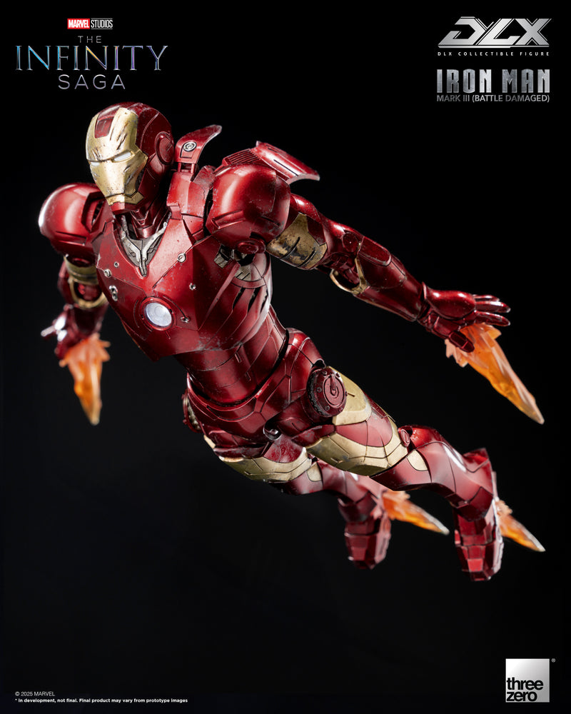 Load image into Gallery viewer, Threezero - 1/12 The Infinity Saga: DLX Iron Man Mark 3 (Battle Damaged)
