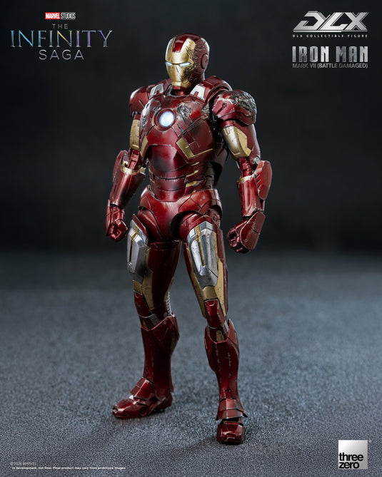 Threezero - 1/12 The Infinity Saga: DLX Iron Man Mark 7 (Battle Damaged)