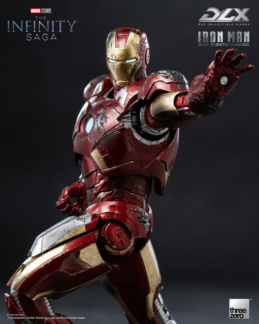 Threezero - 1/12 The Infinity Saga: DLX Iron Man Mark 7 (Battle Damaged)