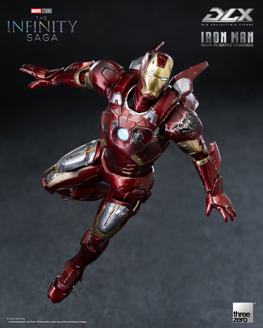 Threezero - 1/12 The Infinity Saga: DLX Iron Man Mark 7 (Battle Damaged)