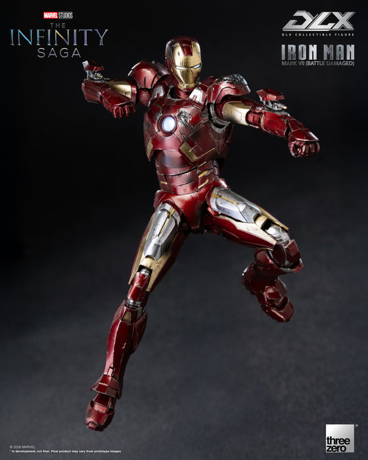 Threezero - 1/12 The Infinity Saga: DLX Iron Man Mark 7 (Battle Damaged)