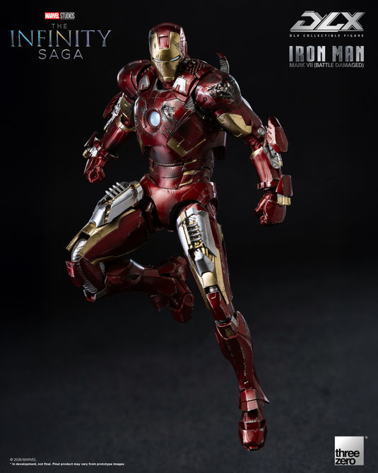 Threezero - 1/12 The Infinity Saga: DLX Iron Man Mark 7 (Battle Damaged)