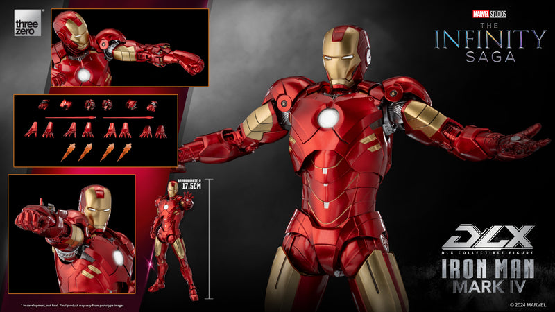 Load image into Gallery viewer, Threezero - 1/12 The Infinity Saga: DLX Iron Man Mark 4
