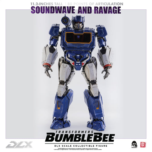 Threezero - Transformers - Bumblebee Movie - DLX Soundwave and Ravage (Reissue)