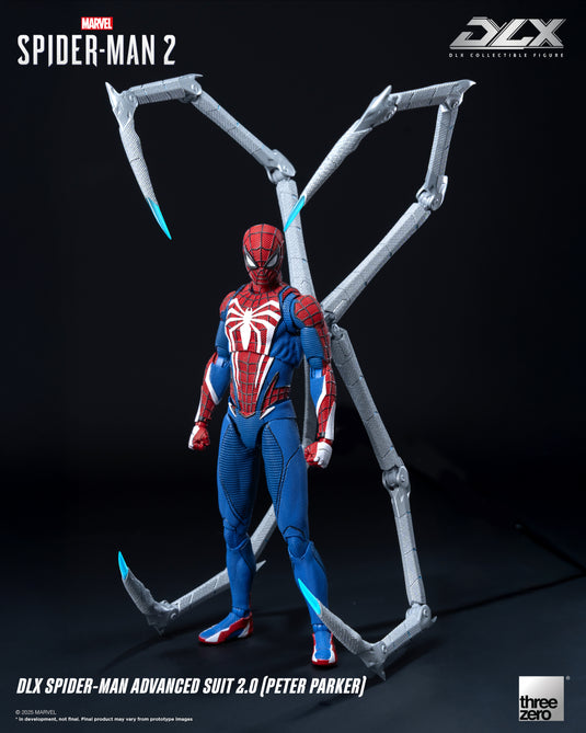 Threezero - 1/12 Marvel's Spider-Man 2 DLX Spider-Man Advanced Suit 2.0 (Peter Parker)