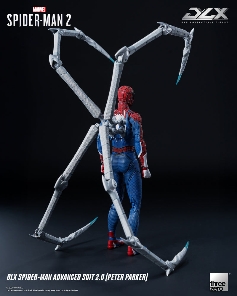Load image into Gallery viewer, Threezero - 1/12 Marvel&#39;s Spider-Man 2 DLX Spider-Man Advanced Suit 2.0 (Peter Parker)
