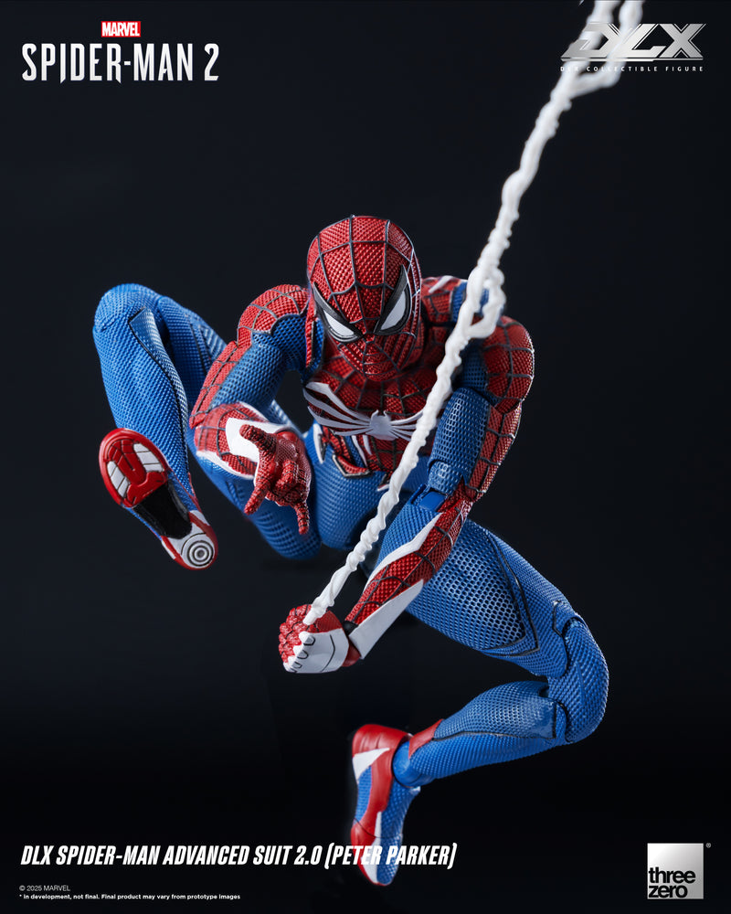Load image into Gallery viewer, Threezero - 1/12 Marvel&#39;s Spider-Man 2 DLX Spider-Man Advanced Suit 2.0 (Peter Parker)
