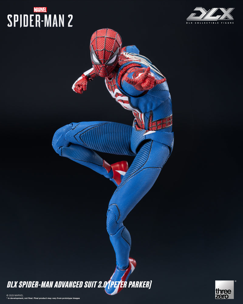 Load image into Gallery viewer, Threezero - 1/12 Marvel&#39;s Spider-Man 2 DLX Spider-Man Advanced Suit 2.0 (Peter Parker)
