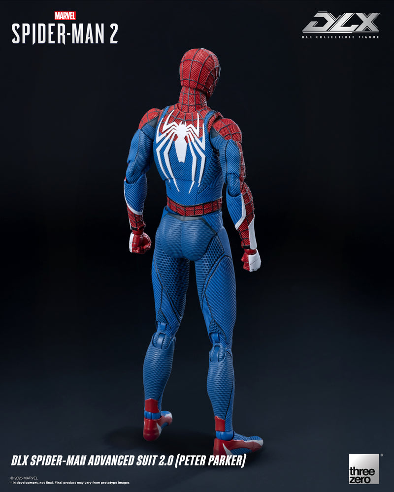 Load image into Gallery viewer, Threezero - 1/12 Marvel&#39;s Spider-Man 2 DLX Spider-Man Advanced Suit 2.0 (Peter Parker)
